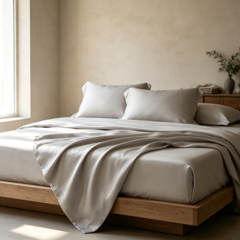 Silk Pillowcase - Cooling Tencel Pillowcase Set of 2