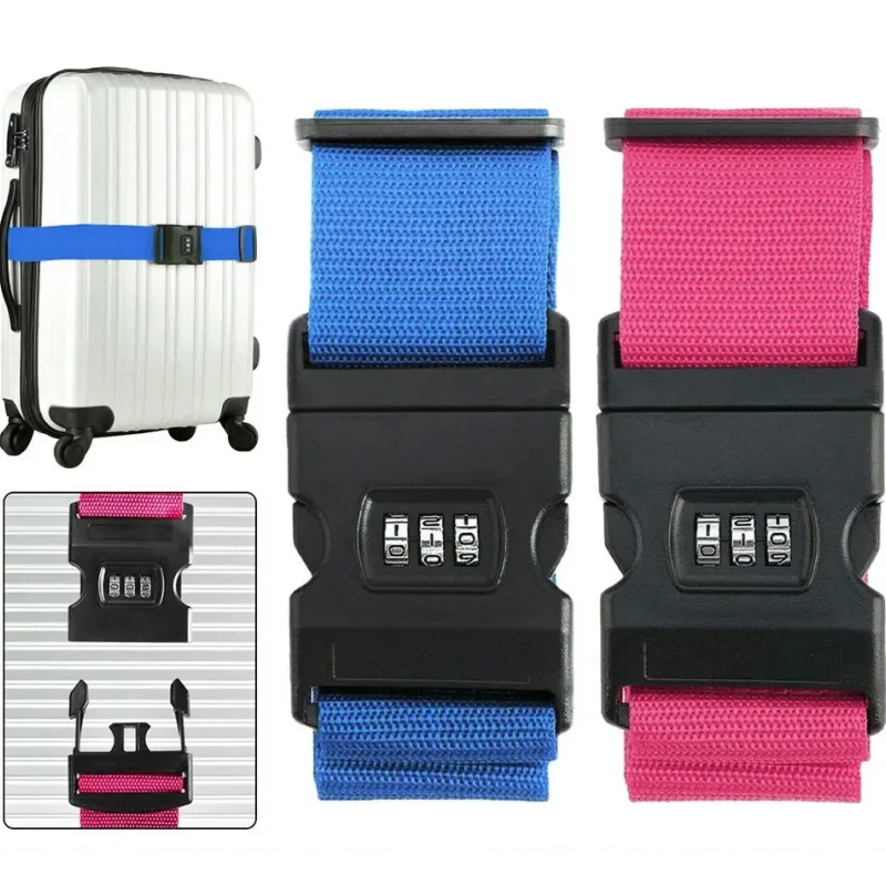 Travel Luggage Set - Luggage Belts Strong Elastic Extra Safety