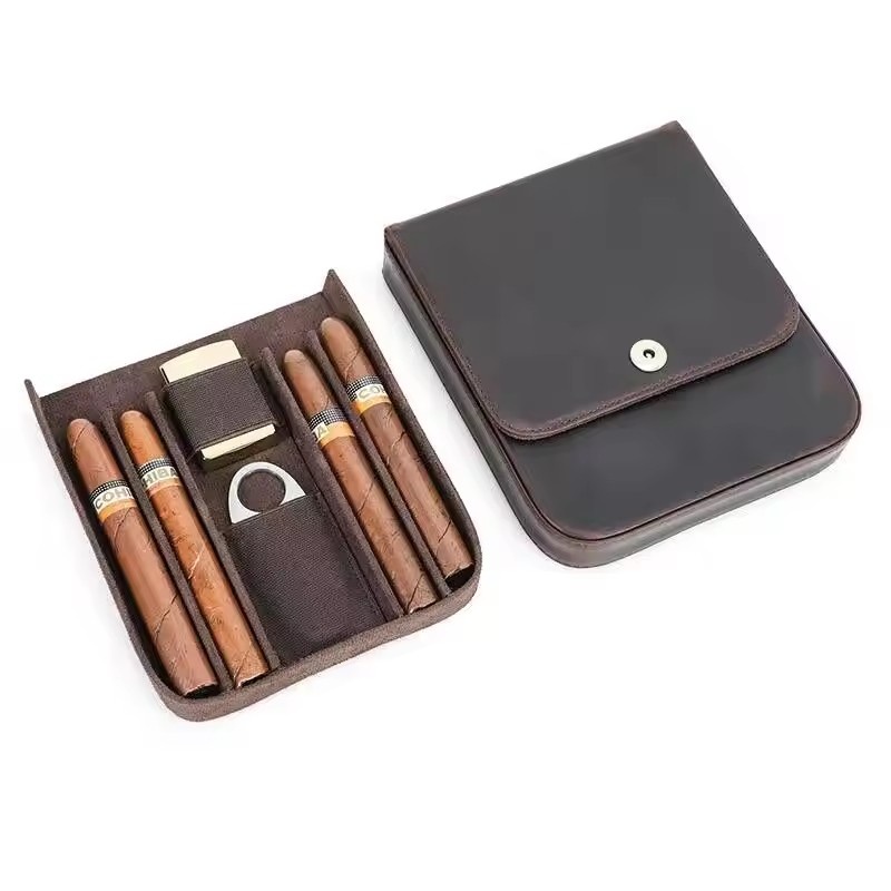 Portable Cigar Case Humidor Bo - đánh giá và giá Premium Cigar Case