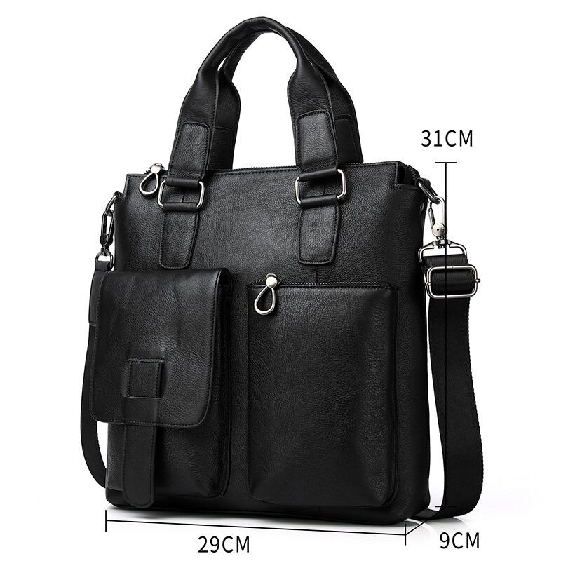 Nam Dọc Túi Xách Nam Da Thật C - đánh giá và giá Leather Briefcase