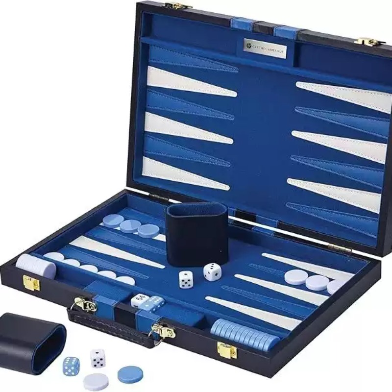 11 Inch PU Leather Chess Set B - đánh giá và giá Luxury Gift Set