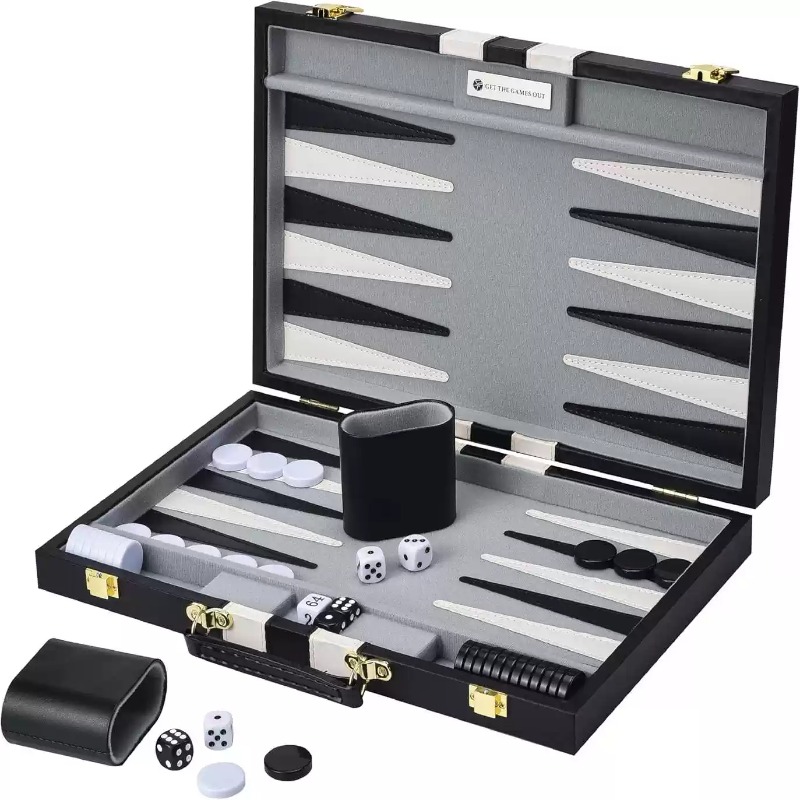 11 Inch PU Leather Chess Set B - đánh giá và giá Luxury Gift Set