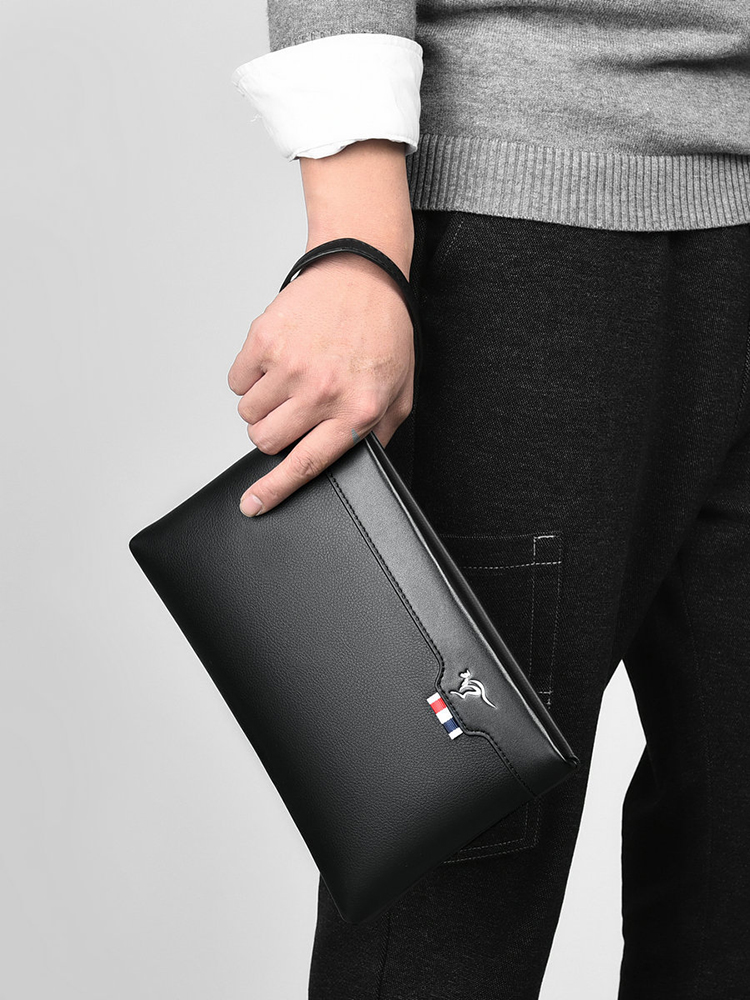 PU Leather Men's Clutch Bag Zi - đánh giá và giá Leather Wallet Men