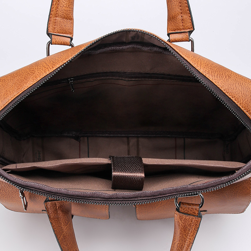 CFUN YA New Man Handbag 14 Inc - đánh giá và giá Leather Briefcase